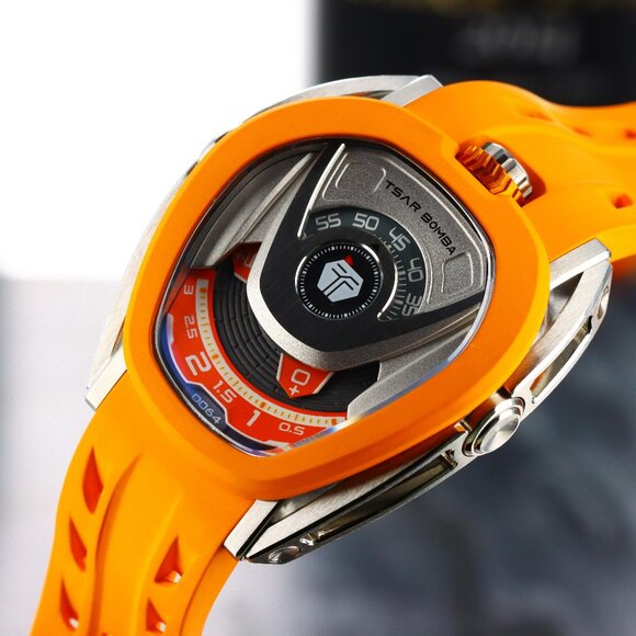 Tsar Bomba ’Inferno’ Reactor Series Automatic, Orange/Steel Dial - Picture 10 of 11